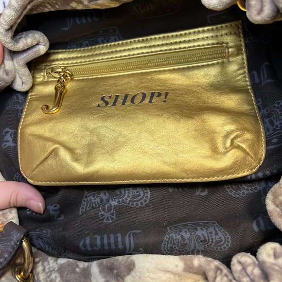 Juicy Couture Vintage Snake Print Scottie Terrier Hobo Bag w/ Charms - Picture 7 of 16